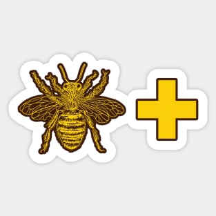 BEE POSITIVE Sticker